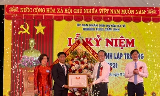 Trường THCS Cẩm Lĩnh: 60 năm trong sự nghiệp 'trồng người'