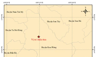 Bốn trận động đất liên tiếp ở Kon Tum