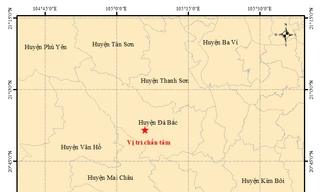 Động đất mạnh 4.0 ở Hòa Bình