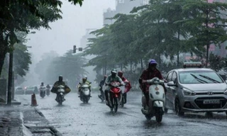 Các tỉnh miền Bắc, Bắc Trung Bộ có thể đón mưa dông mạnh trong dịp Tết Nguyên đán Nhâm Dần