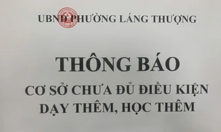 Hà Nội đóng cửa trung tâm dạy thêm, kiểm điểm giáo viên vi phạm Thông tư 29