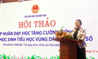 Tăng cường dạy tiếng Việt cho học sinh vùng dân tộc thiểu số