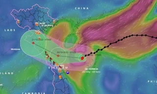 Bão số 6 gây mưa cho đất liền thế nào?