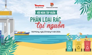 Báo Tiền Phong tổ chức Hội nghị tập huấn phân loại rác tại Hải Phòng