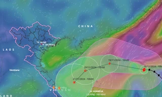 Tàn dư bão Manyi kết hợp không khí lạnh có thể gây mưa lớn ở miền Trung 
