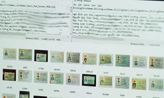 Nhiều dữ liệu cá nhân quan trọng của 10.000 người Việt bị rao bán trên mạng. Ảnh: VNN