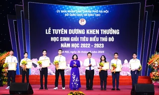 Hà Nội dẫn đầu học sinh giỏi quốc gia, quốc tế