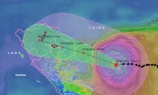 Nhiều tỉnh, thành phố cho học sinh nghỉ học, trường học thành nơi trú bão Yagi