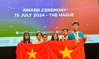Học sinh Hà Nội đoạt Huy chương Vàng cuộc thi Toán và Khoa học quốc tế