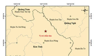Tây Nguyên hứng 5 trận động đất trong sáng nay