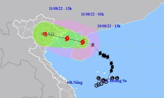 Bão đổ bộ sáng sớm mai, hướng về Quảng Ninh – Ninh Bình