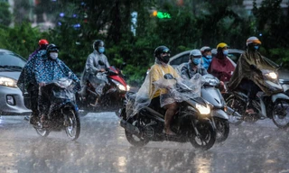 Hầu hết các khu vực trên cả nước hôm nay đón mưa dông.