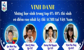 4 học sinh Hà Nội lọt tốp thí sinh có điểm cao nhất kỳ thi Toán học Hoa kỳ