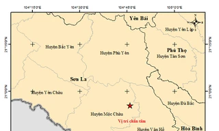 Động đất ở Sơn La và Kon Tum