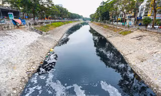 Bộ Tài nguyên và Môi trường nói gì về phương án 550 tỷ cải tạo nước sông Tô Lịch