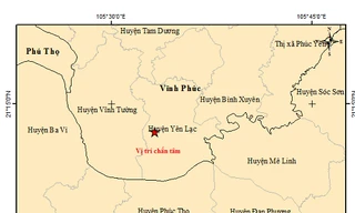 Xảy ra động đất giáp Hà Nội