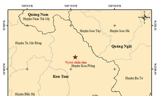 Động đất liên tiếp ở Tây Nguyên