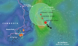Áp thấp nhiệt đới gây mưa lớn cho Nam Bộ, Nam Trung Bộ