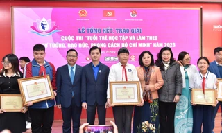 Trao giải Cuộc thi 'Tuổi trẻ học tập và làm theo tư tưởng, đạo đức, phong cách Hồ Chí Minh' năm 2023