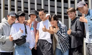 KAI "đầu trứng cút" lộ diện, nhóm EXO tề tựu tiễn em út lên đường nhập ngũ