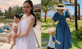 Đàm Thu Trang khoe ảnh con gái lúc mới sinh, Hòa Minzy bày tỏ lý do giấu diện mạo con trai