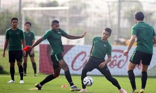 U23 Indonesia tập buổi đầu tại Việt Nam, quyết giành vé ở bảng K