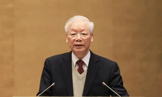 Tổng Bí thư Nguyễn Phú Trọng. Ảnh Như Ý