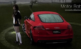 Em khỏe khoắn bên xế thể thao