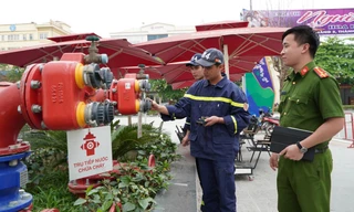 Số hoá nguồn nước 'tuyệt chiêu' của lực lượng cảnh sát phòng cháy chữa cháy Điện Biên