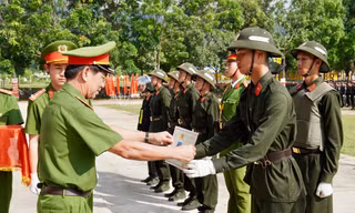 Hơn 1.700 chiến sĩ nghĩa vụ CAND hoàn thành khóa huấn luyện tại Tây Bắc