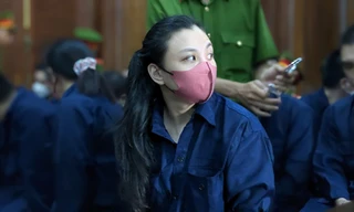 Bị cáo Võ Thùy Linh tại tòa chiều 28/3.