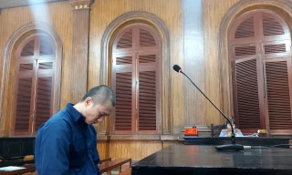 Nguyễn Thanh Liêm tại phiên tòa.