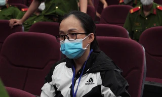 Bị cáo Võ Thị Thanh Mai tại tòa sáng nay 11/5.