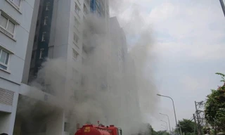 Hiện trường vụ cháy Carina