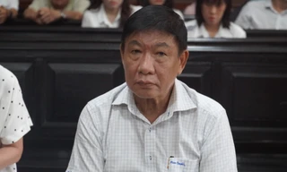 Ông Phan Minh Tân tại phiên tòa.