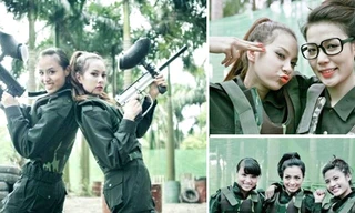 Đánh trận giả cạnh vườn tình yêu