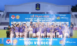 CLB Hà Nội lần đầu vô địch giải bóng đá vô địch U17 QG - Cúp Thái Sơn Nam 2024
