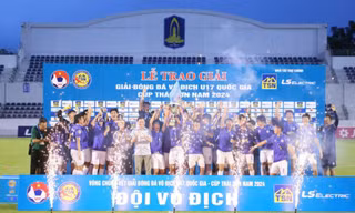 CLB Hà Nội lần đầu vô địch giải bóng đá vô địch U17 QG - Cúp Thái Sơn Nam 2024