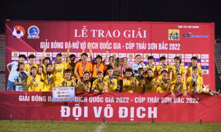 Đăng quang ở giải Nữ VĐQG - Cúp Thái Sơn Bắc 2022, TP.HCM I lập kỷ lục lần thứ 11 vô địch