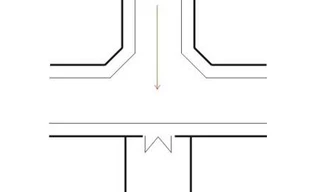 Hóa giải đường đâm vào cửa chính