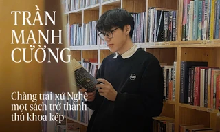 Chàng trai xứ Nghệ mọt sách trở thành thủ khoa kép