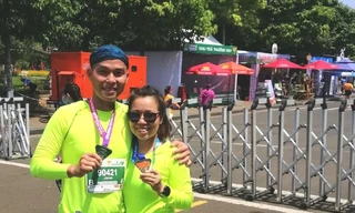 VĐV Ngô Lâm tham gia Tiền Phong Marathon 2022 từng 6 lần hóa trị, 25 lần xạ trị