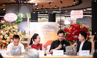 Hàng chục nghệ sĩ nổi tiếng xuất hiện trong lễ ra mắt sách của MC Mỹ Vân