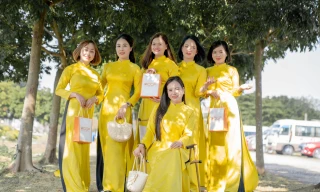 10 doanh nhân ngành làm đẹp, chủ SPA tham gia cuộc thi ảnh áo dài Chính em là mùa Xuân!