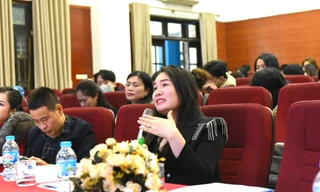 Chủ tịch GBM Group Nguyễn Mến làm giám khảo cuộc thi khởi nghiệp tại Trường Đại học Sư phạm Nghệ thuật Trung ương