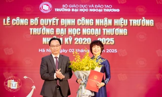 PGS.TS Phạm Thu Hương được bổ nhiệm Hiệu trưởng Trường Đại học Ngoại thương