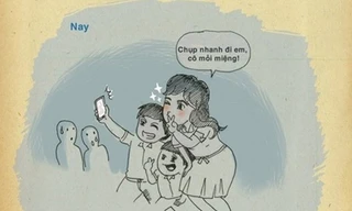 Hình ảnh siêu ngộ nghĩnh: Khác biệt thầy cô xưa và nay