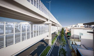 Xây dựng đường hai tầng đầu tiên vượt sông Đồng Nai