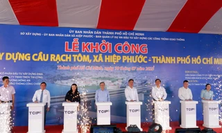 Khởi công xây cầu 500 tỷ, khơi thông cửa ngõ phía Nam TPHCM 