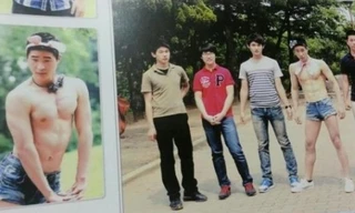 Bức ảnh ấn tượng trong cuốn niên giám của Trường Trung học Kyeongbuk